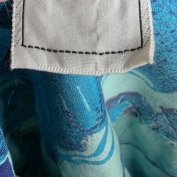 VTG 60s 70s Island Fashions Hawaiian Shirt - Map Print - Aloha Shirt - sz Large - Picture 10 of 10